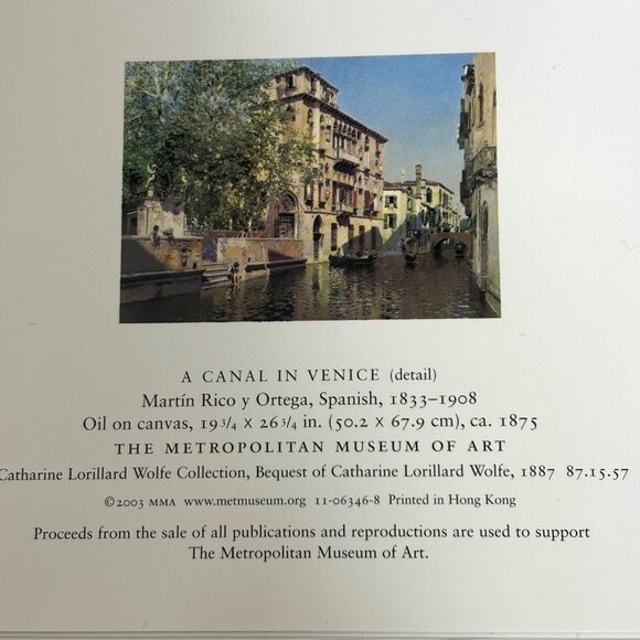 Metropolitan Museum of Art Scenes of Venice Correspondence Cards VTG - Picture 6 of 12